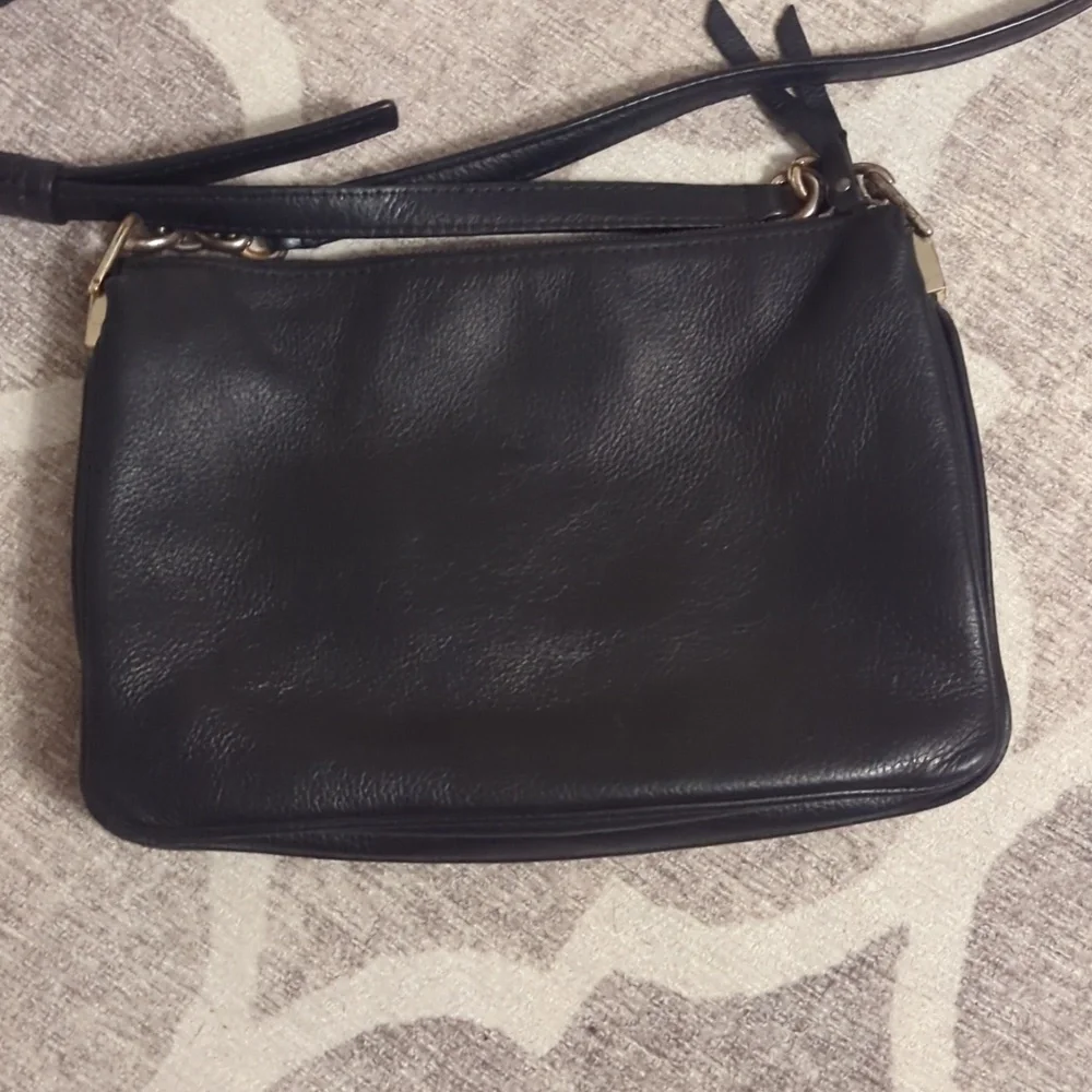 Kate Spade Pebbled Leather Crossbody Black